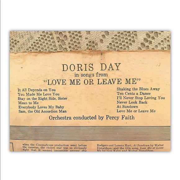 2 Vtg Doris Day LP Record Albums - Love Me or Leave Me and Day by Night - Picture 4 of 12